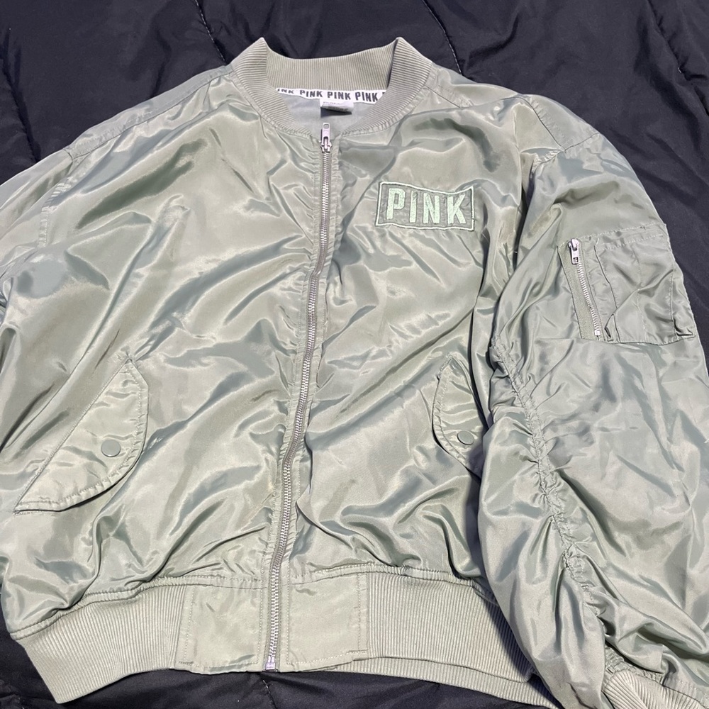 Green Bomber Jacket